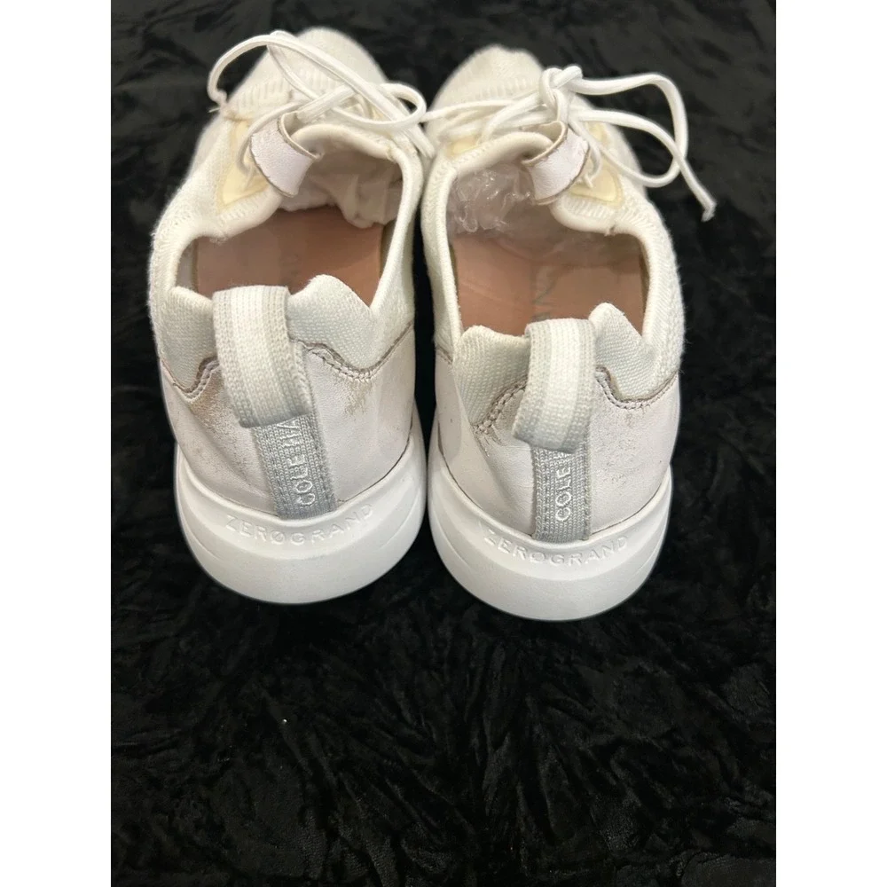 Cole Haan Zerogrand Wingtip Stitchlite‎ Oxfords White Women's Size 8.5 B W18212